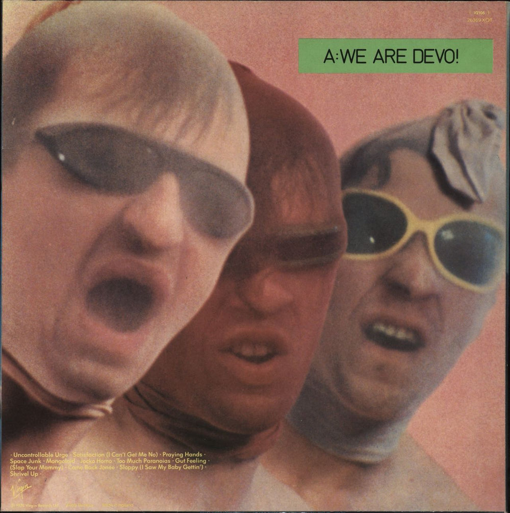 Devo Q: Are We Not Men? A: We Are Devo! - Clear Vinyl Dutch vinyl LP album (LP record) 26369XOT