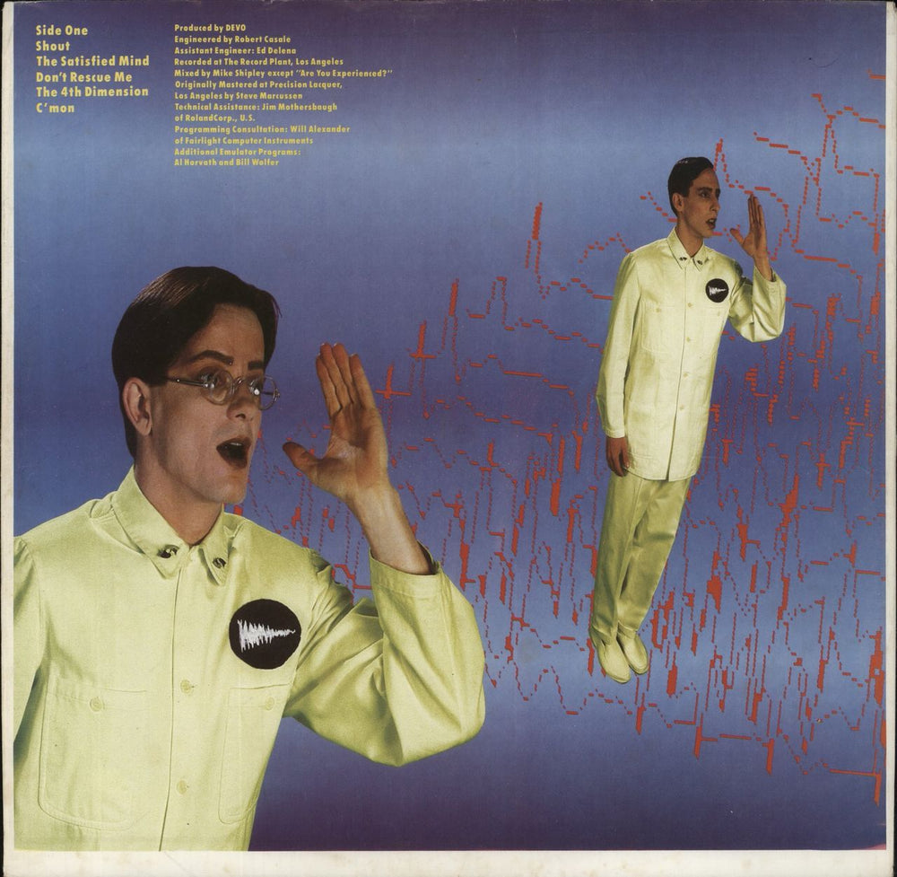 Devo Shout German vinyl LP album (LP record)