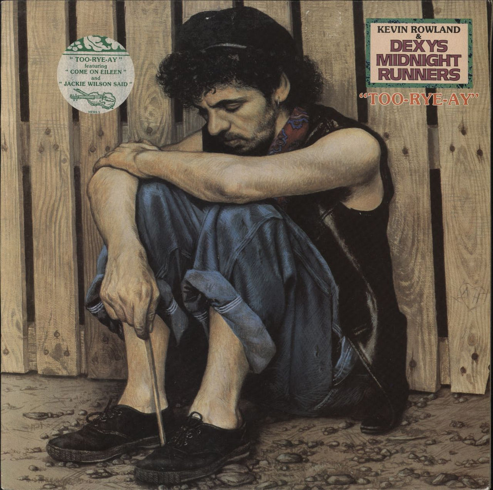 Dexys Midnight Runners Too-Rye-Ay - white stickered UK vinyl LP album (LP record) MERS5