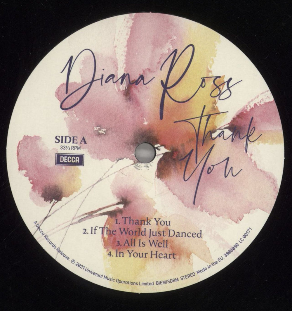 Diana Ross Thank You UK 2-LP vinyl record set (Double LP Album) DIA2LTH862175