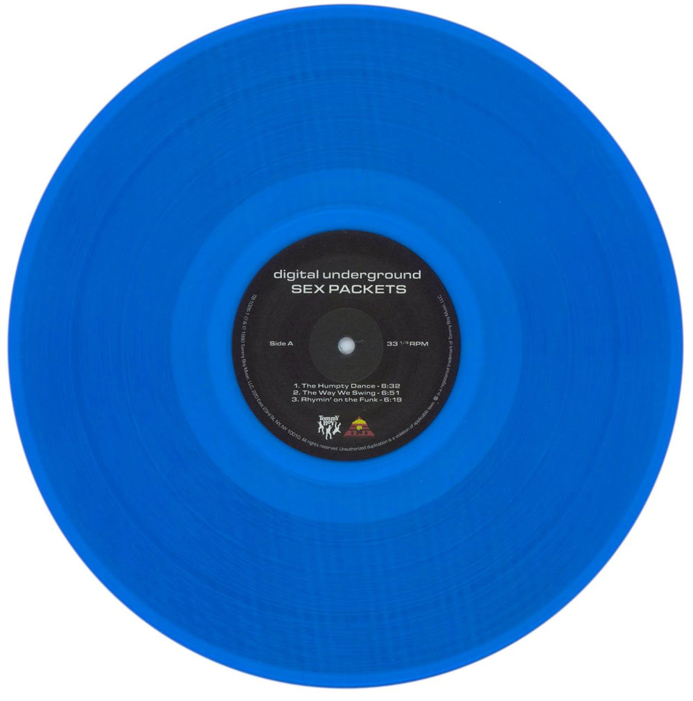 Digital Underground Sex Packets - Blue Translucent Vinyl US 2-LP vinyl record set (Double LP Album) DB72LSE867528