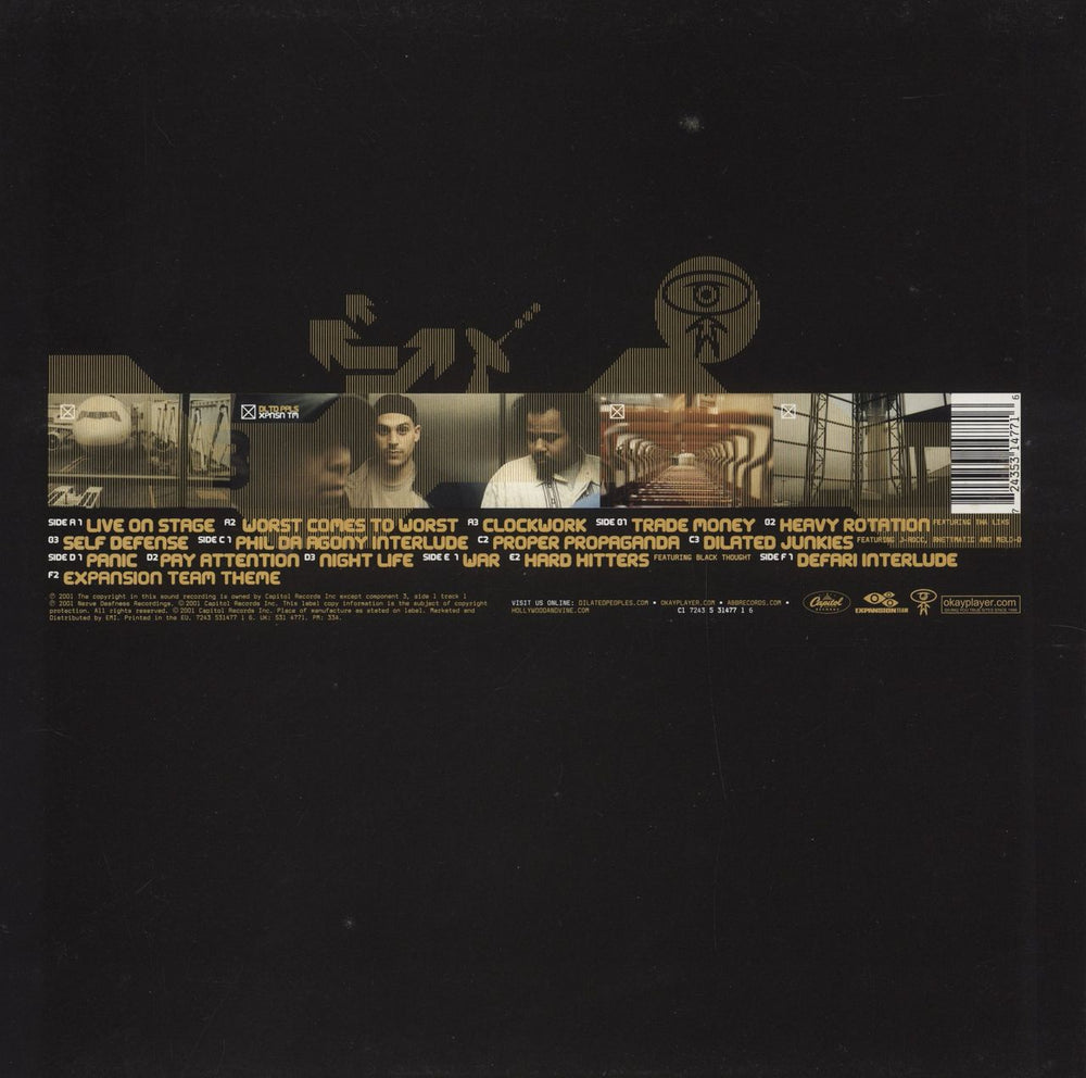 Dilated Peoples Expansion Team European 3-LP vinyl record set (Triple LP Album) 7243531l47716