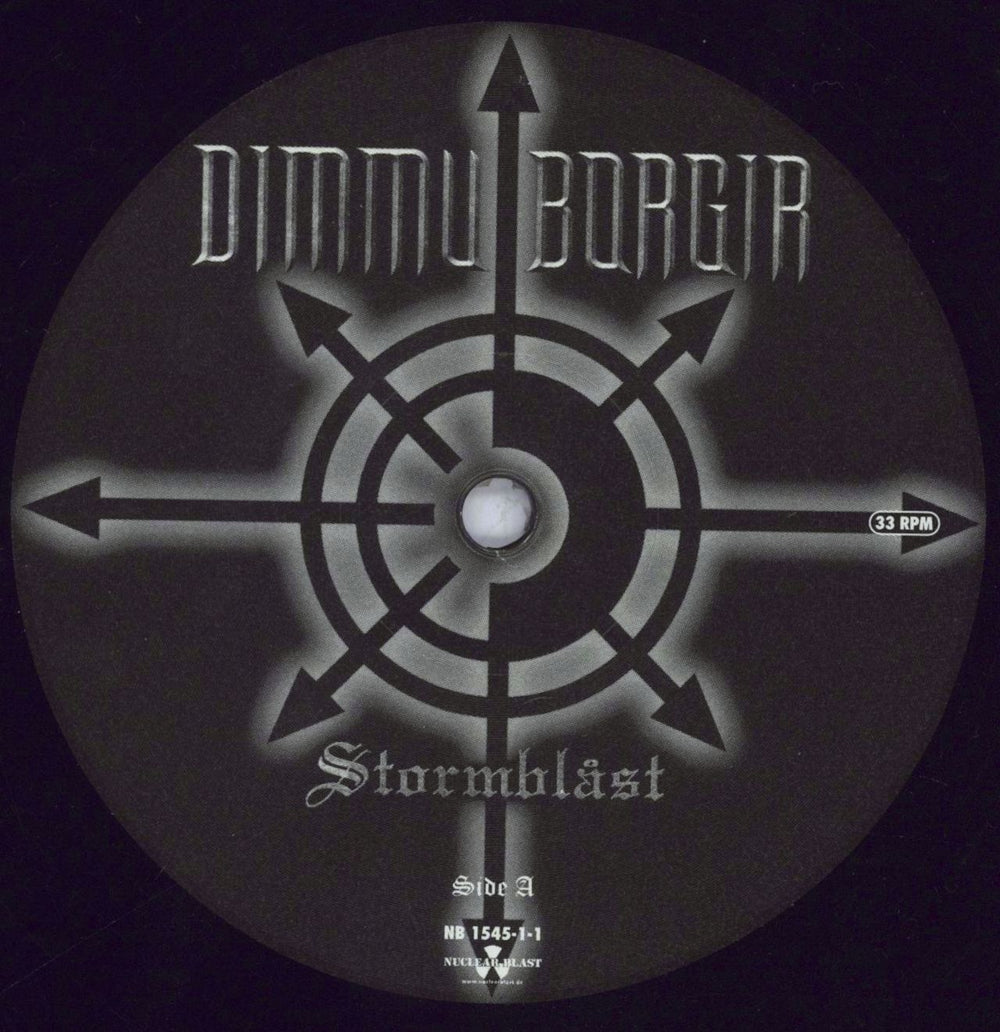 Dimmu Borgir Stormblast German vinyl LP album (LP record) DHILPST833002