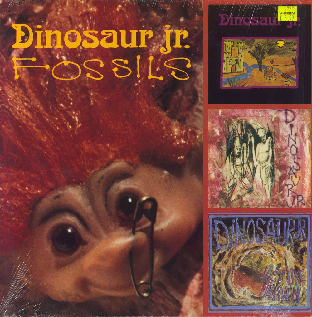 Dinosaur Jr Fossils - Shrink US vinyl LP album (LP record) SST275