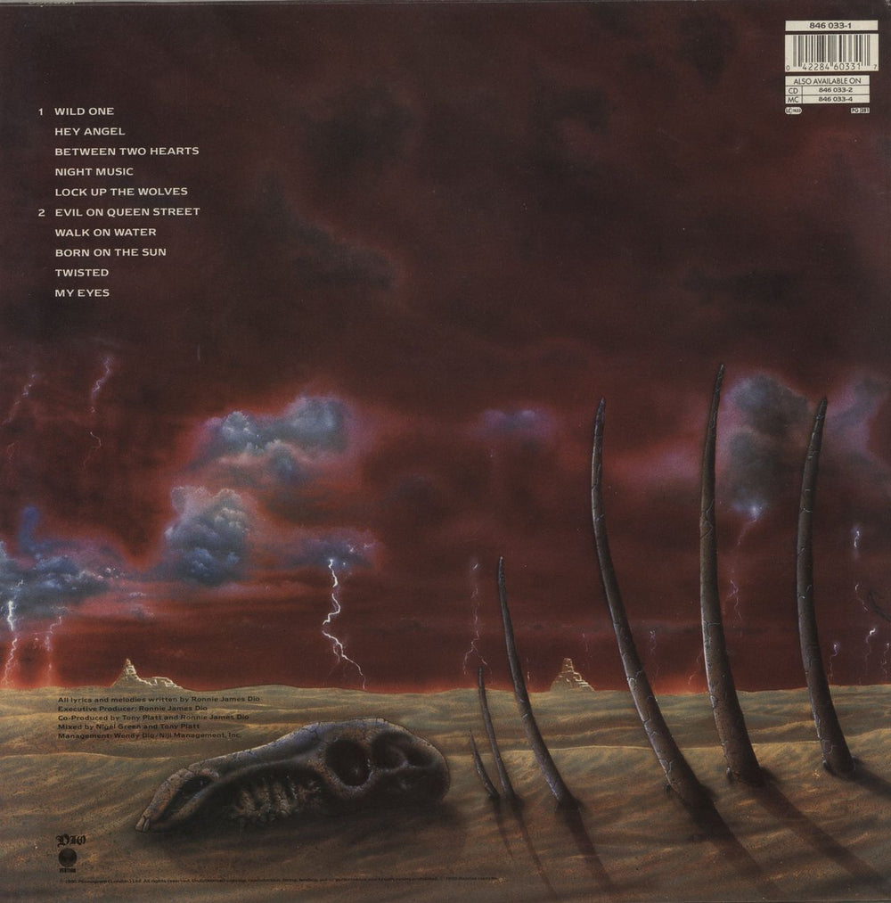 Dio Lock Up The Wolves - EX UK vinyl LP album (LP record) 042284603317