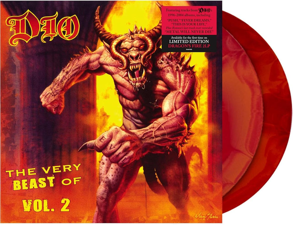 Dio The Very Beast Of Vol. 2 - Dragon's Fire Vinyl - Sealed UK 2-LP vinyl record set (Double LP Album) 964047801