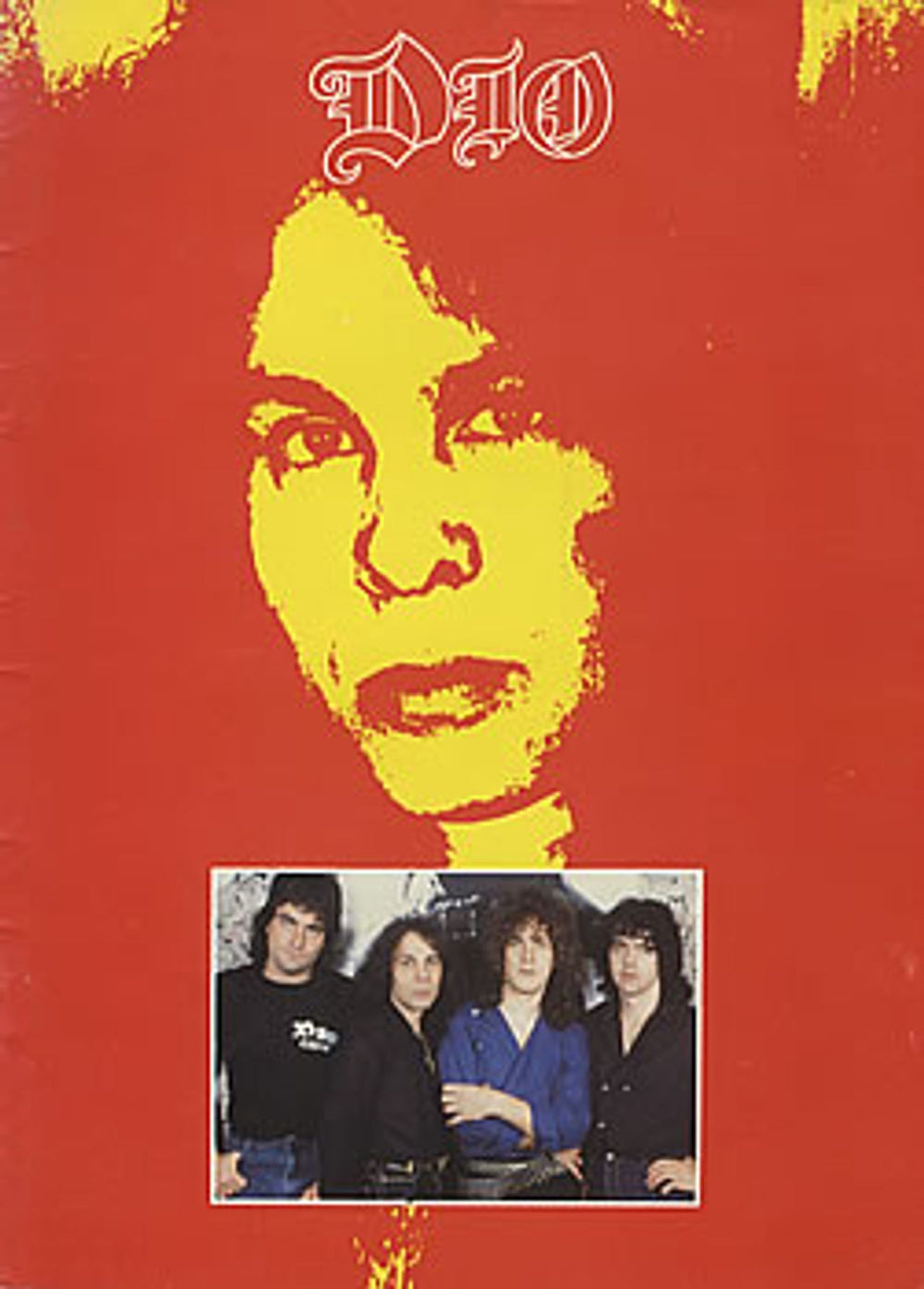 Dio Tour Programme - Red Cover UK tour programme TOUR PROGRAMME