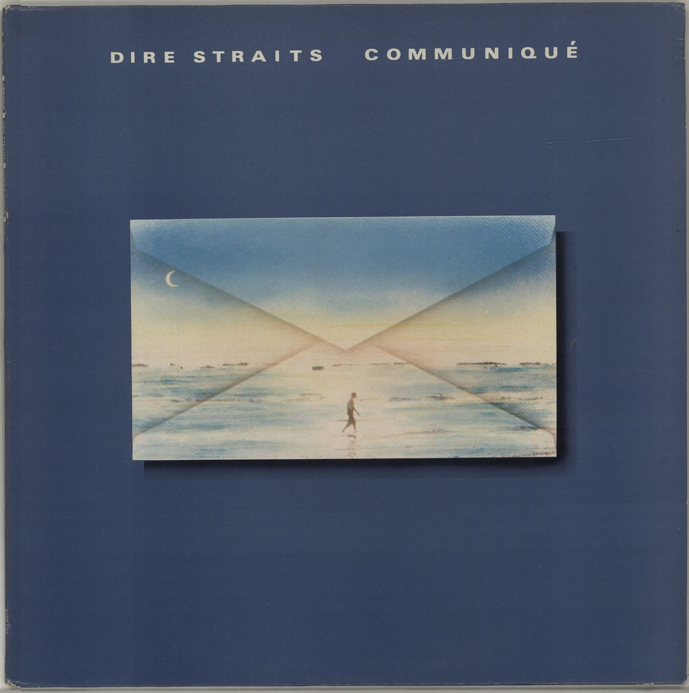 Dire Straits Communique - orange label UK vinyl LP album (LP record) 9102031