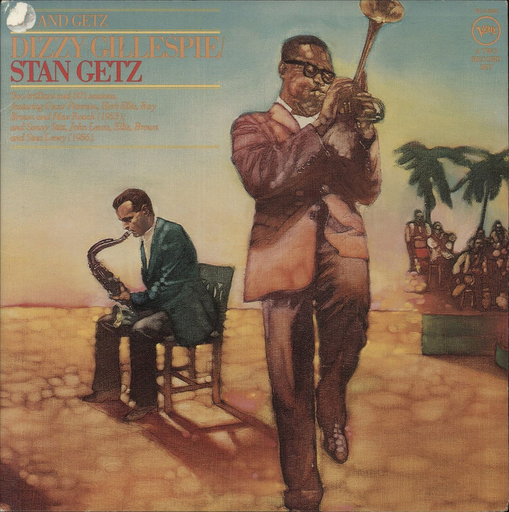 Dizzy Gillespie Diz And Getz US 2-LP vinyl record set (Double LP Album) VE-2-2521