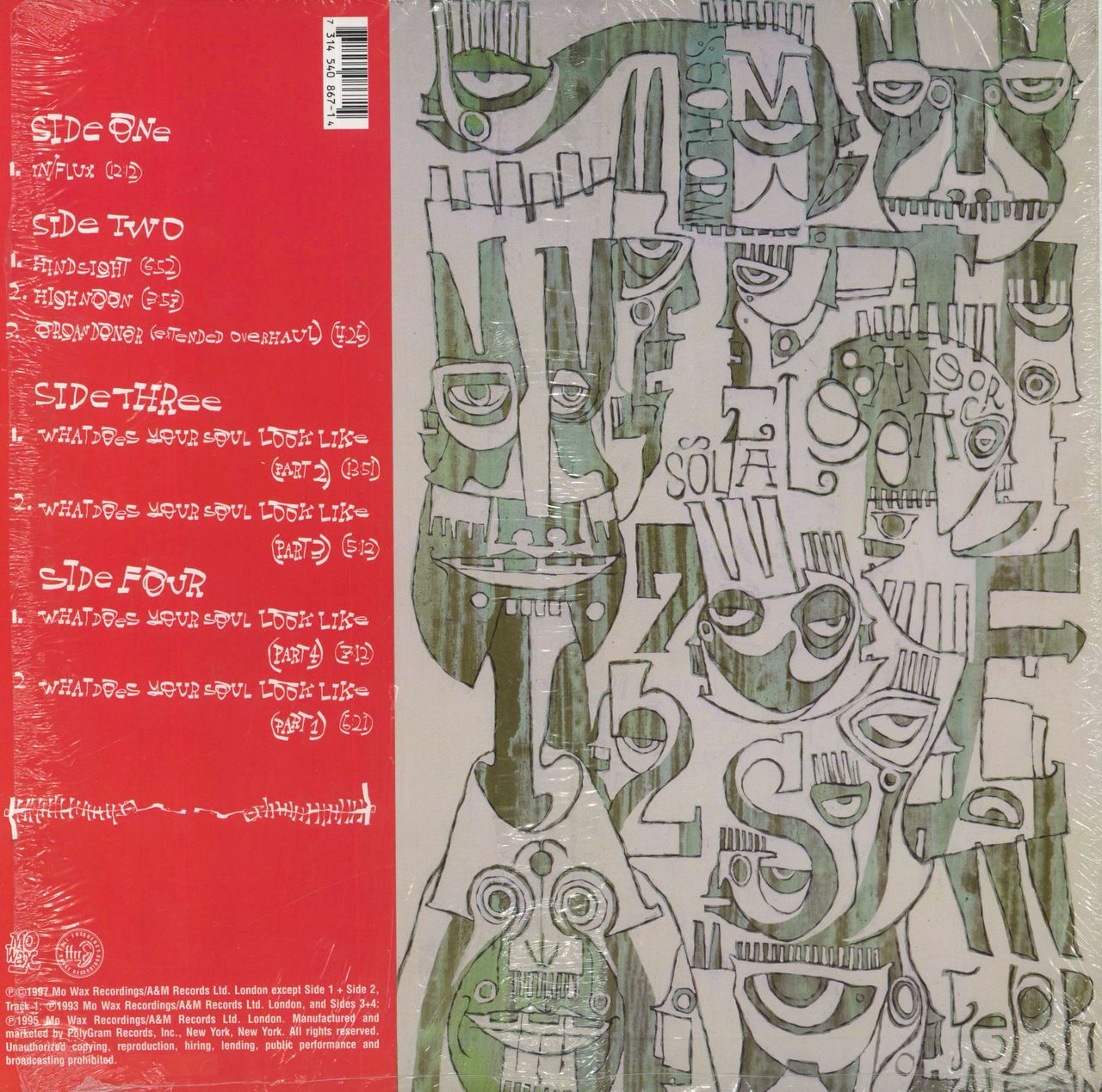 DJ Shadow Pre-Emptive Strike - Shrink US 2-LP vinyl record set (Double LP Album)