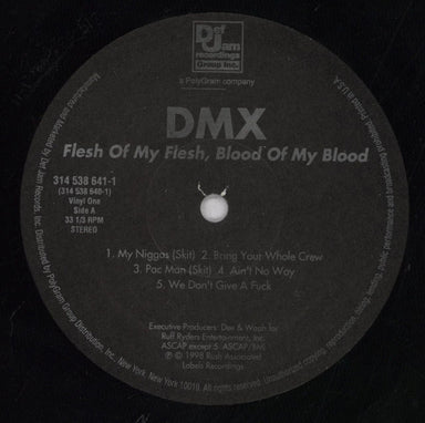 DMX Flesh Of My Flesh, Blood Of My Blood - EX - Open Shrink US 2-LP vinyl record set (Double LP Album) DMX2LFL847161