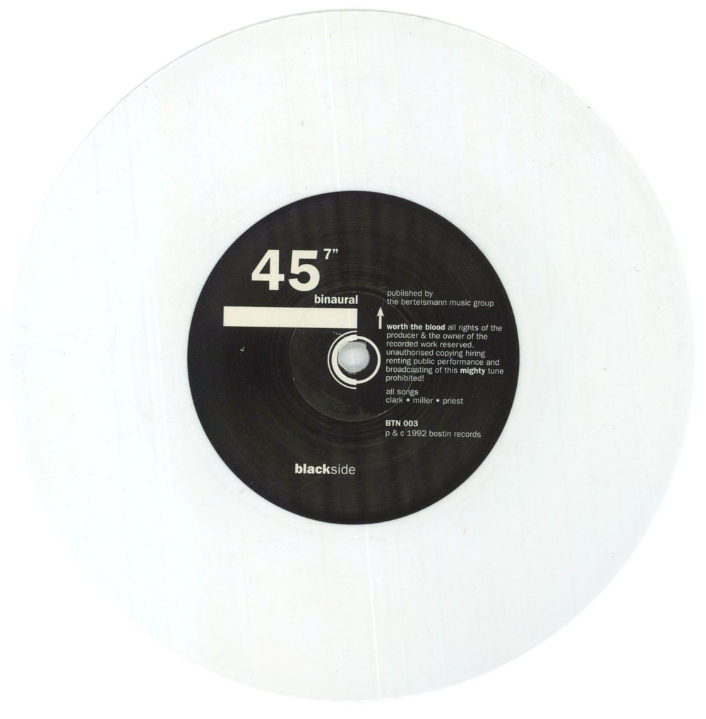 Dodgy Black And White E.P. - White Vinyl UK 7" vinyl single (7 inch record / 45) DOD07BL79301