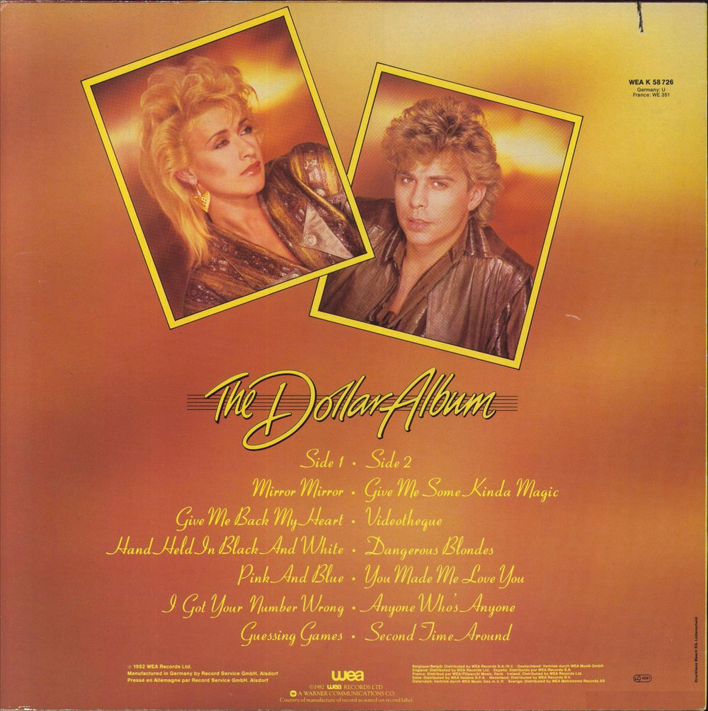 Dollar The Dollar Album German vinyl LP album (LP record)