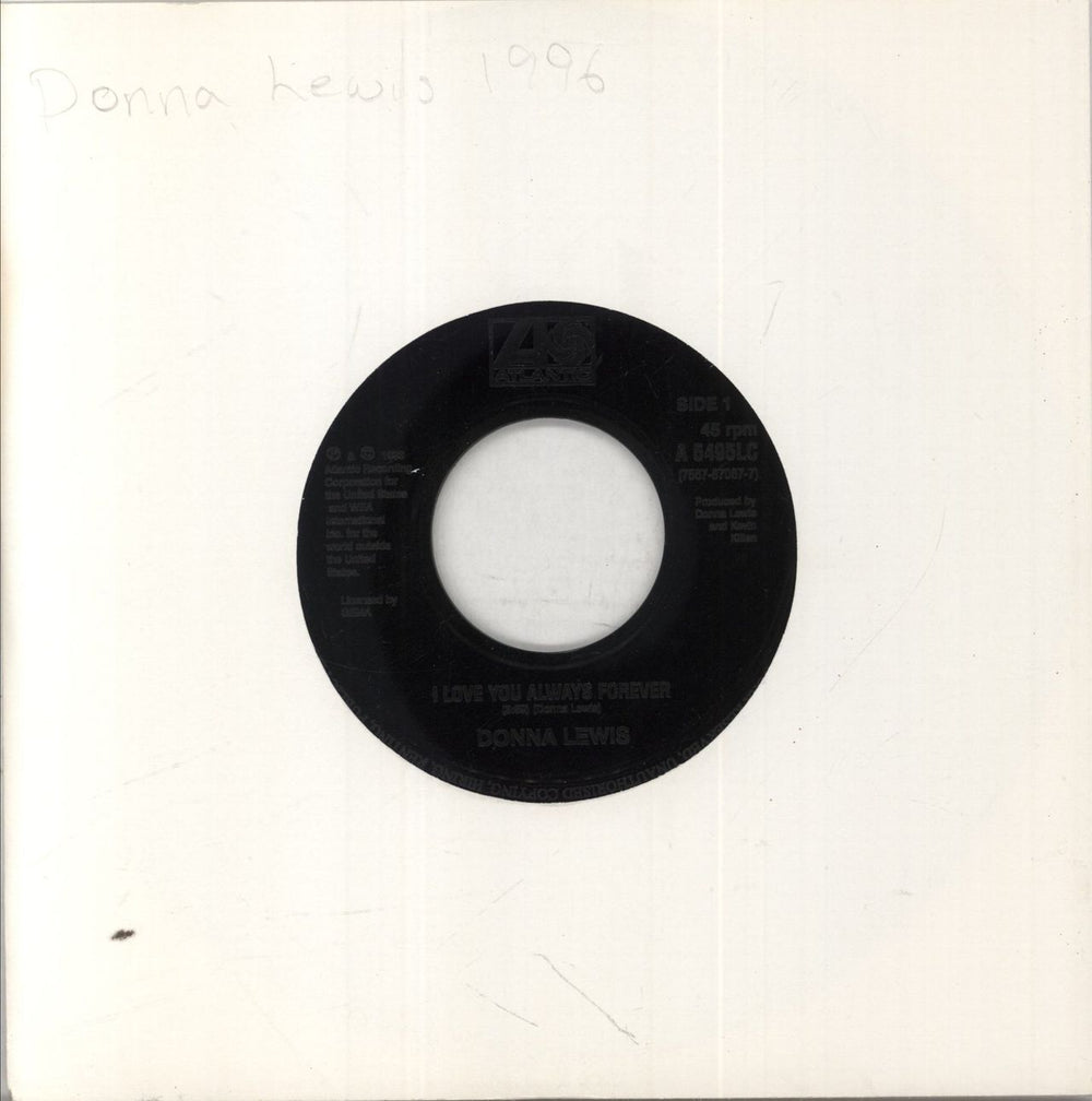 Donna Lewis I Love You Always Forever UK 7" vinyl single (7 inch record / 45) A5495LC