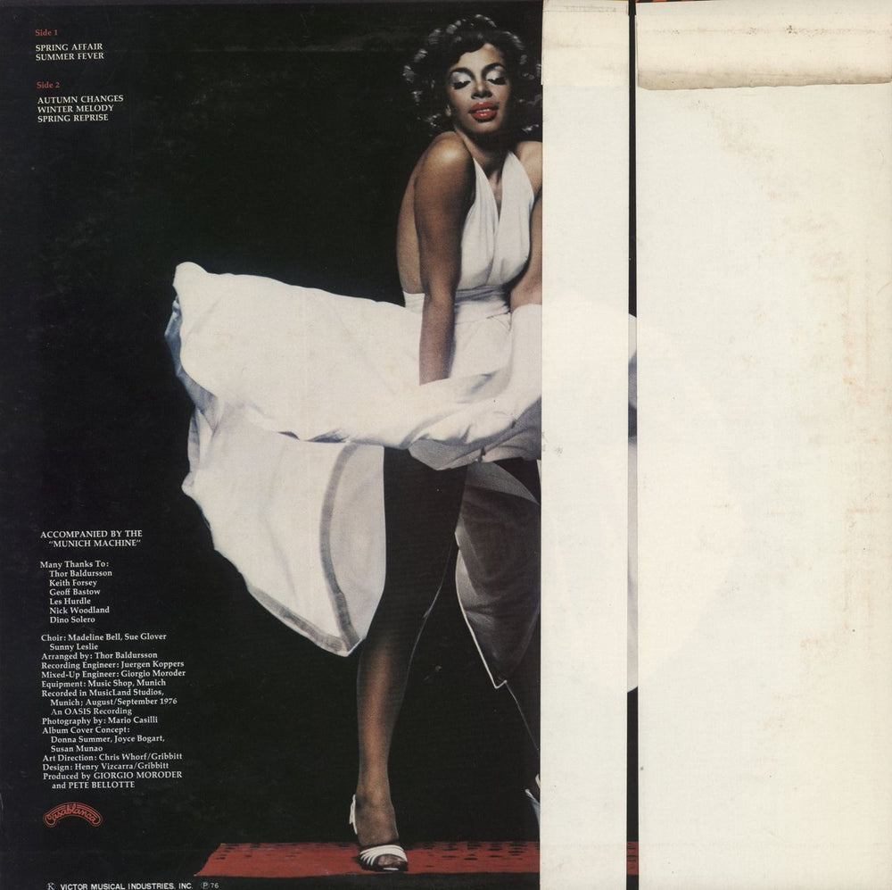 Donna Summer Four Seasons Of Love Japanese Promo vinyl LP album (LP record)