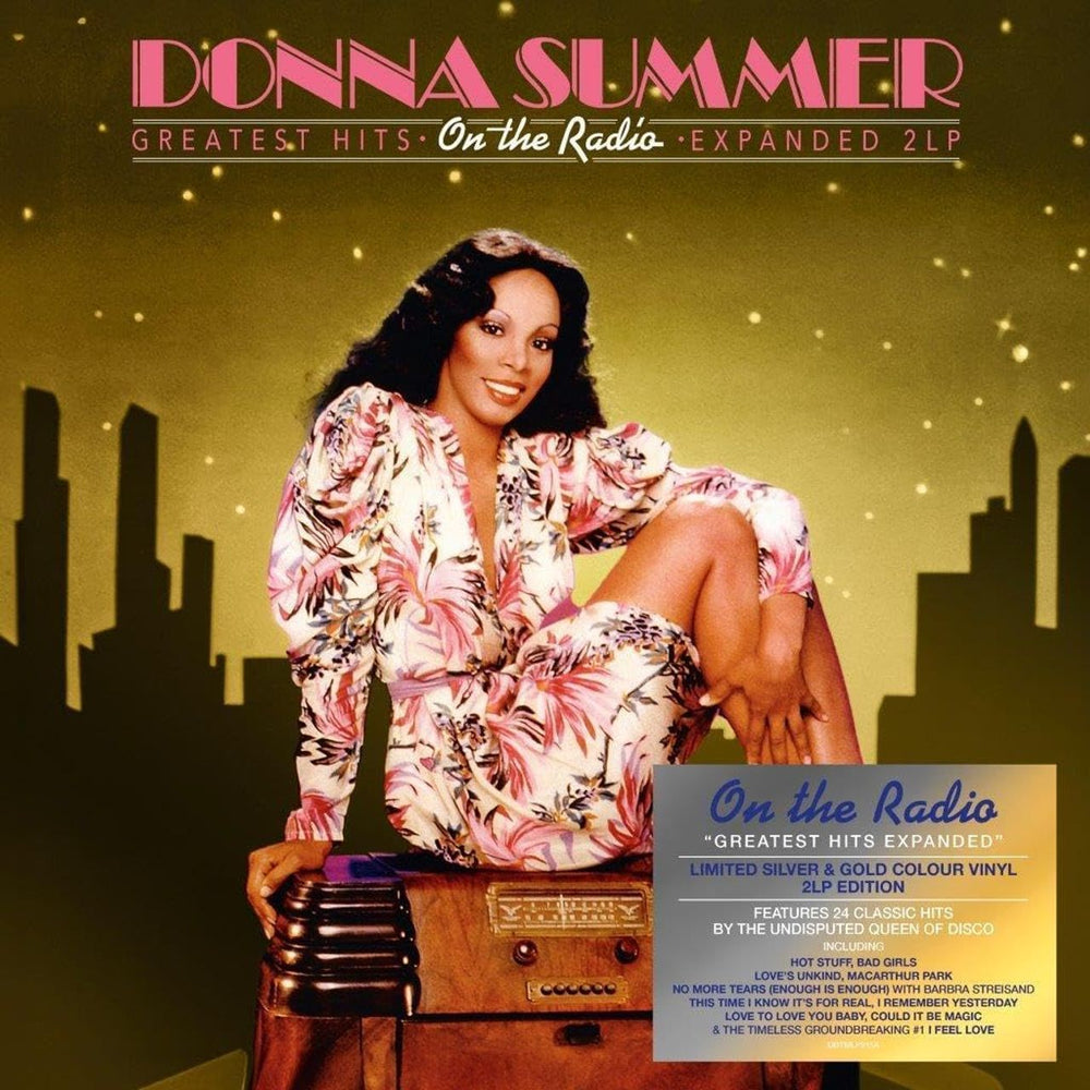 Donna Summer On The Radio [Greatest Hits Expanded] - Silver & Gold Vinyl - Sealed UK 2-LP vinyl record set (Double LP Album) DBTMLP215X