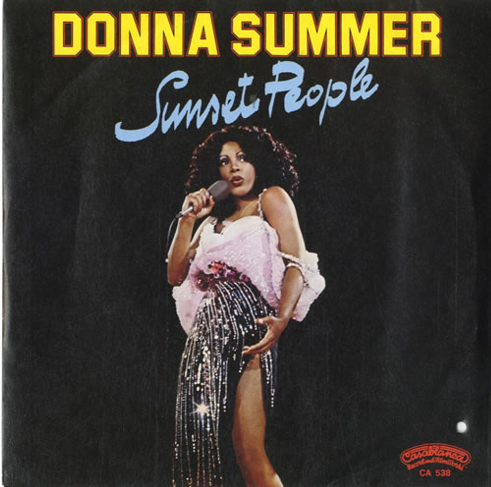 Donna Summer Sunset People Italian 7" vinyl single (7 inch record / 45) CA538