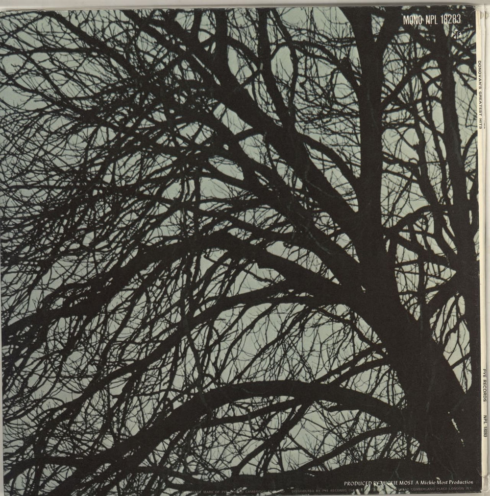 Donovan Greatest Hits UK vinyl LP album (LP record)