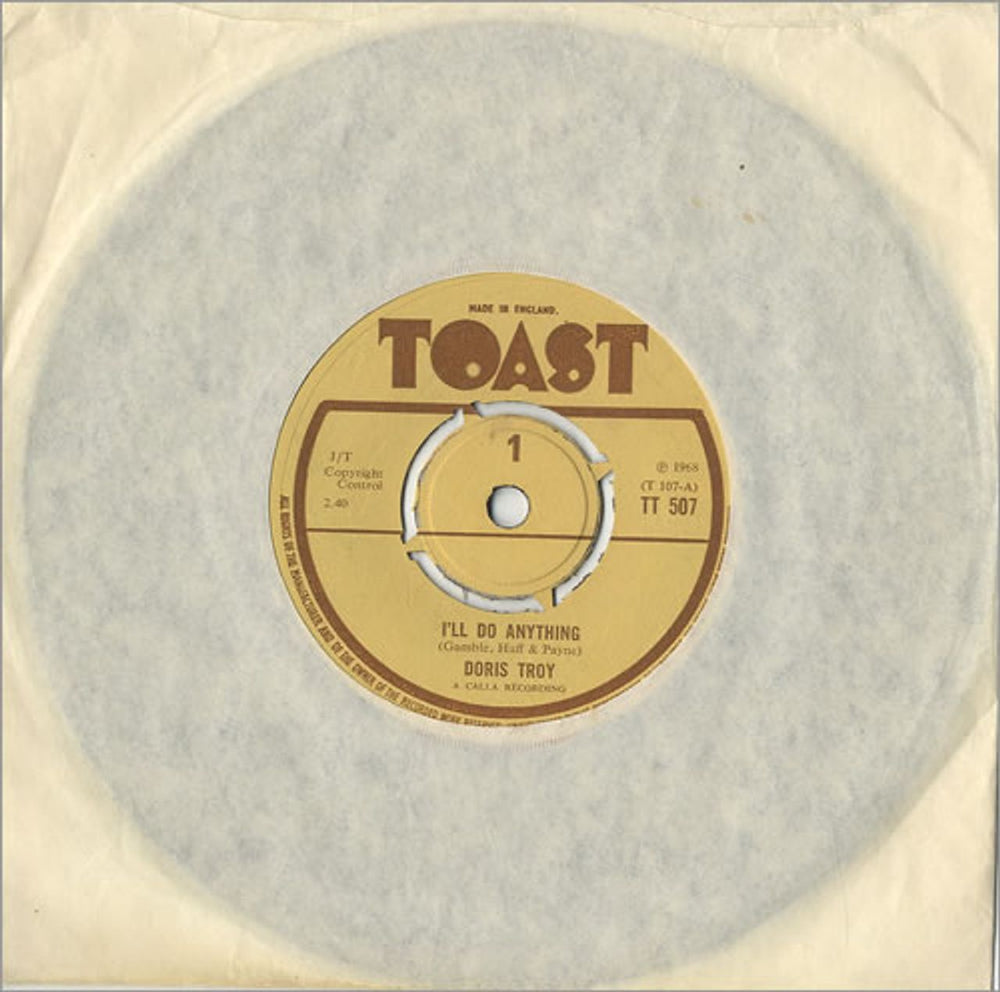 Doris Troy I'll Do Anything UK 7" vinyl single (7 inch record / 45) TT507