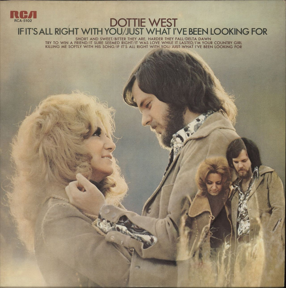 Dottie West If It's All Right With You/Just What I've Been Looking For Japanese Promo vinyl LP album (LP record) RCA-5102