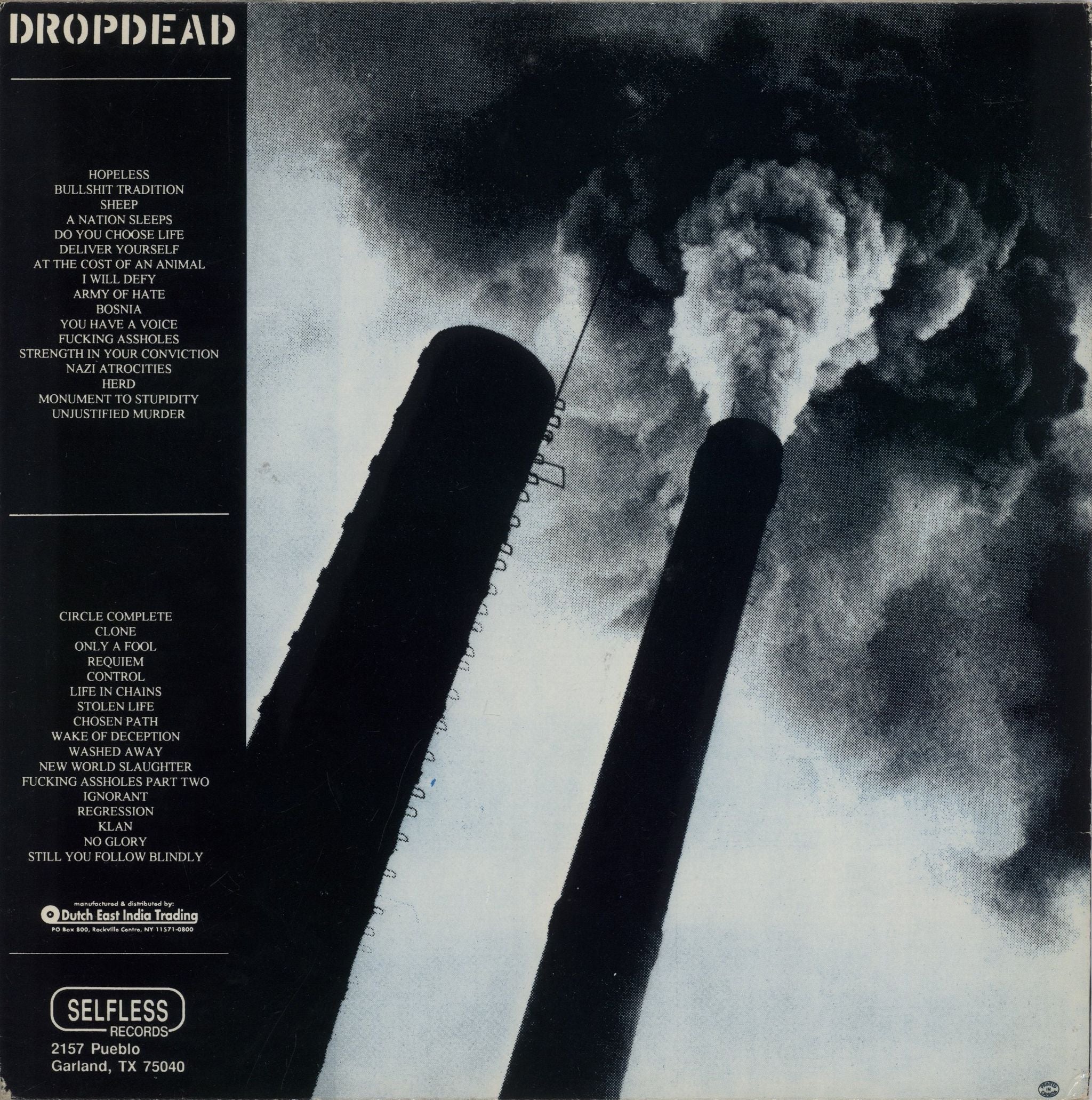Dropdead Dropdead US vinyl LP album (LP record)