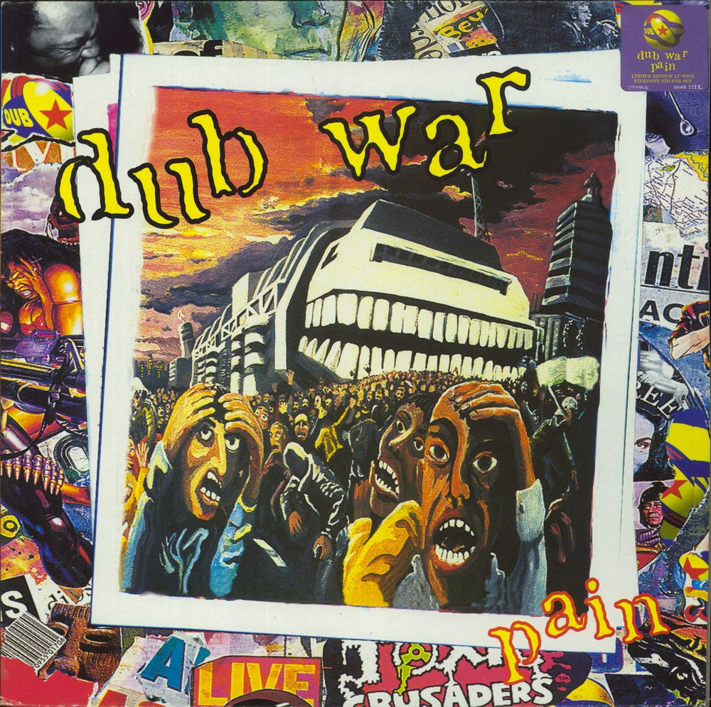 Dub War Pain UK vinyl LP album (LP record) MOSH121