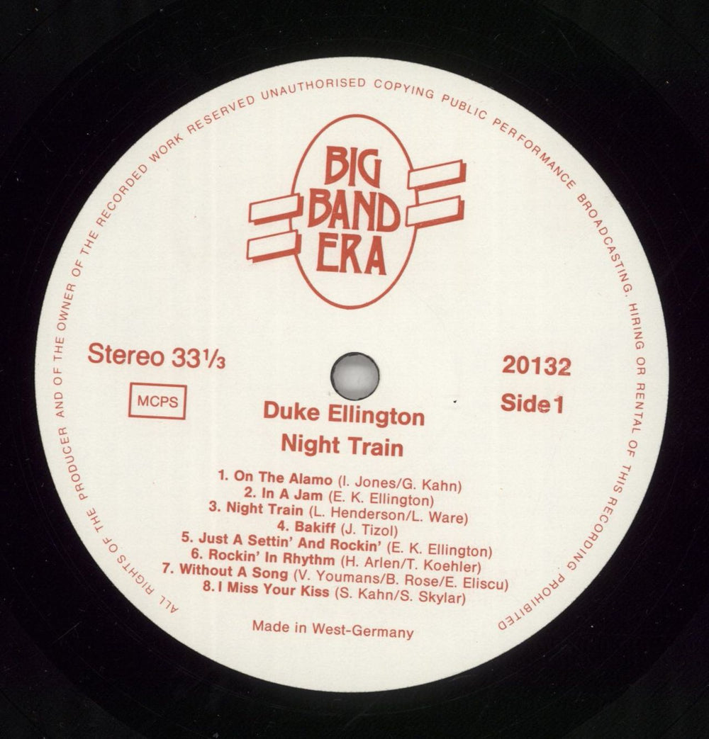 Duke Ellington Night Train German vinyl LP album (LP record) DA3LPNI581839