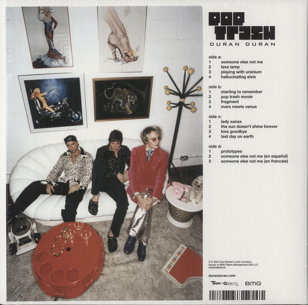 Duran Duran Pop Trash - Black Vinyl UK 2-LP vinyl record set (Double LP Album) 4050538933444