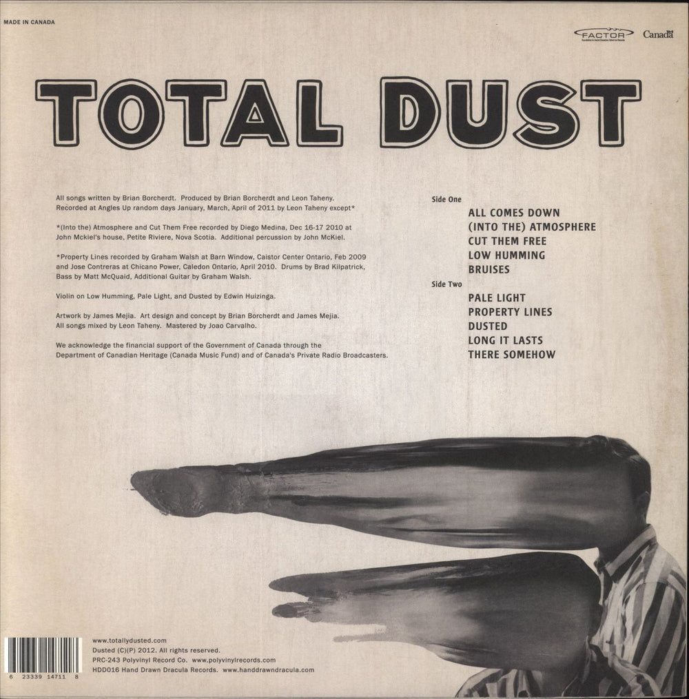 Dusted Total Dust - Maroon Vinyl US vinyl LP album (LP record) 623339147118