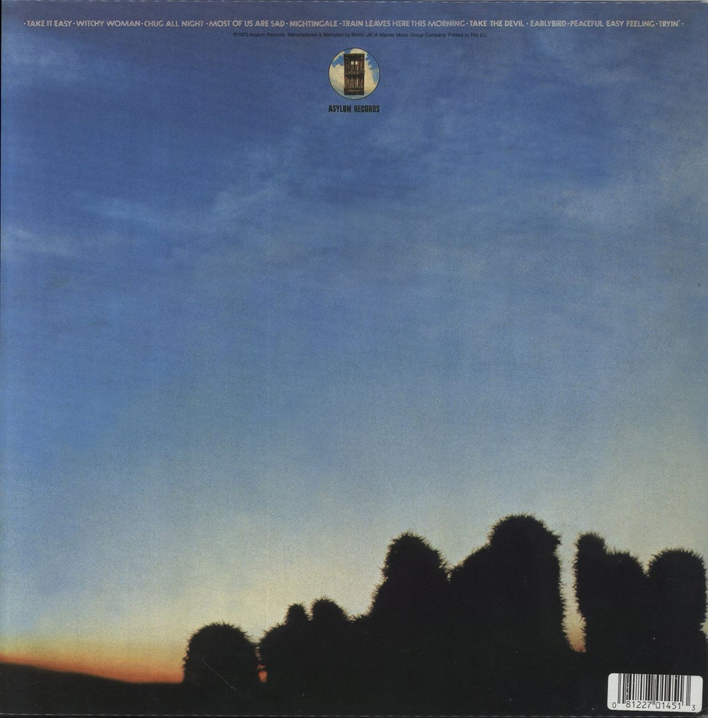 Eagles The Eagles - 180gm UK vinyl LP album (LP record) 081227014513