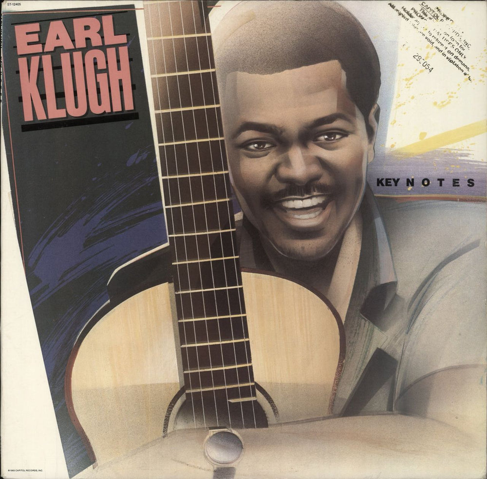 Earl Klugh Key Notes - Gold Promo Stamped US vinyl LP album (LP record) ST-12405