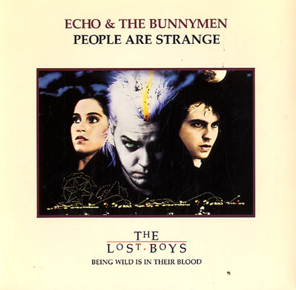 Echo & The Bunnymen People Are Strange UK 7" vinyl single (7 inch record / 45) YZ567