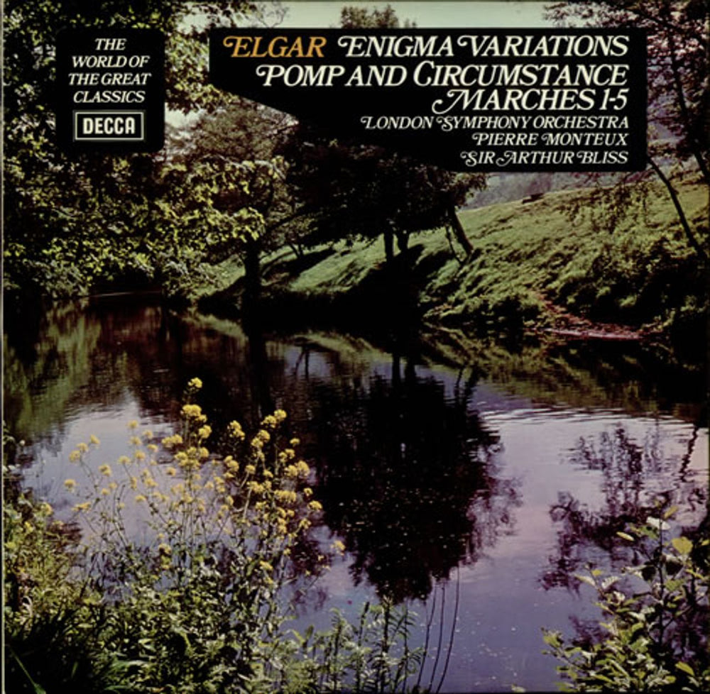 Edward Elgar Enigma Variations & Pomp and Circumstance Marches 1-5 UK vinyl LP album (LP record) SPA536