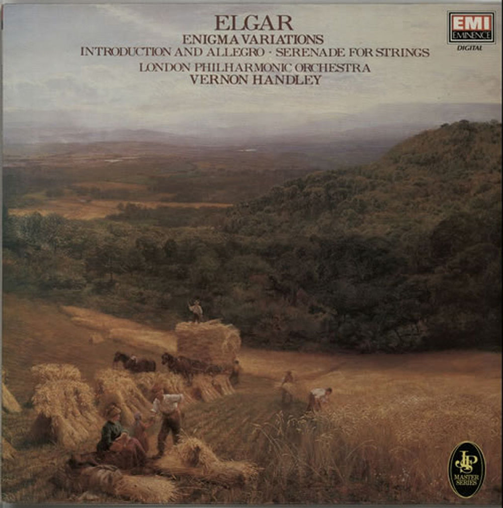 Edward Elgar Enigma Variations UK vinyl LP album (LP record) EMX4120111