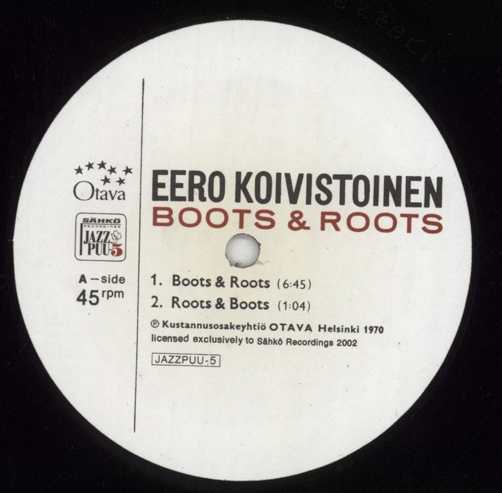Eero Koivistoinen Boots & Roots Finnish 12" vinyl single (12 inch record / Maxi-single) 8HT12BO854159