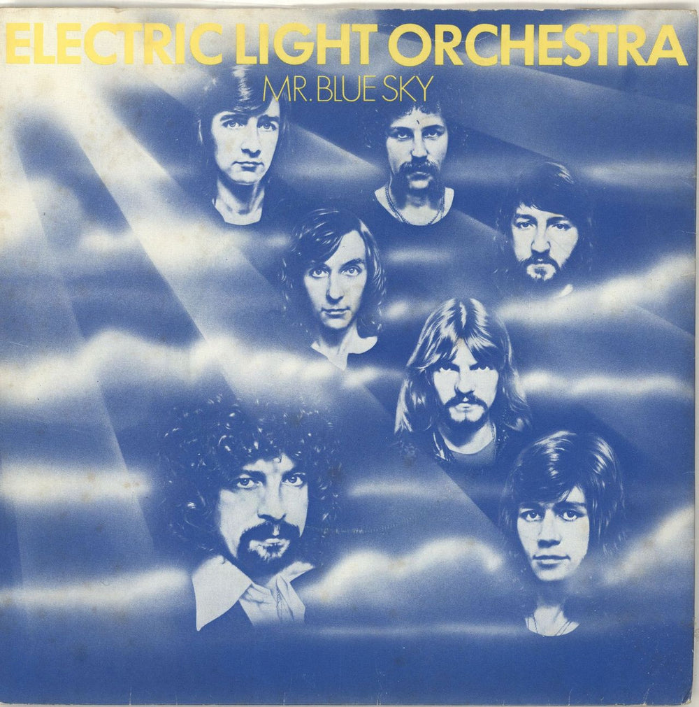 Electric Light Orchestra Mr. Blue Sky - Blue - Jukebox UK 7" vinyl single (7 inch record / 45) UP36342