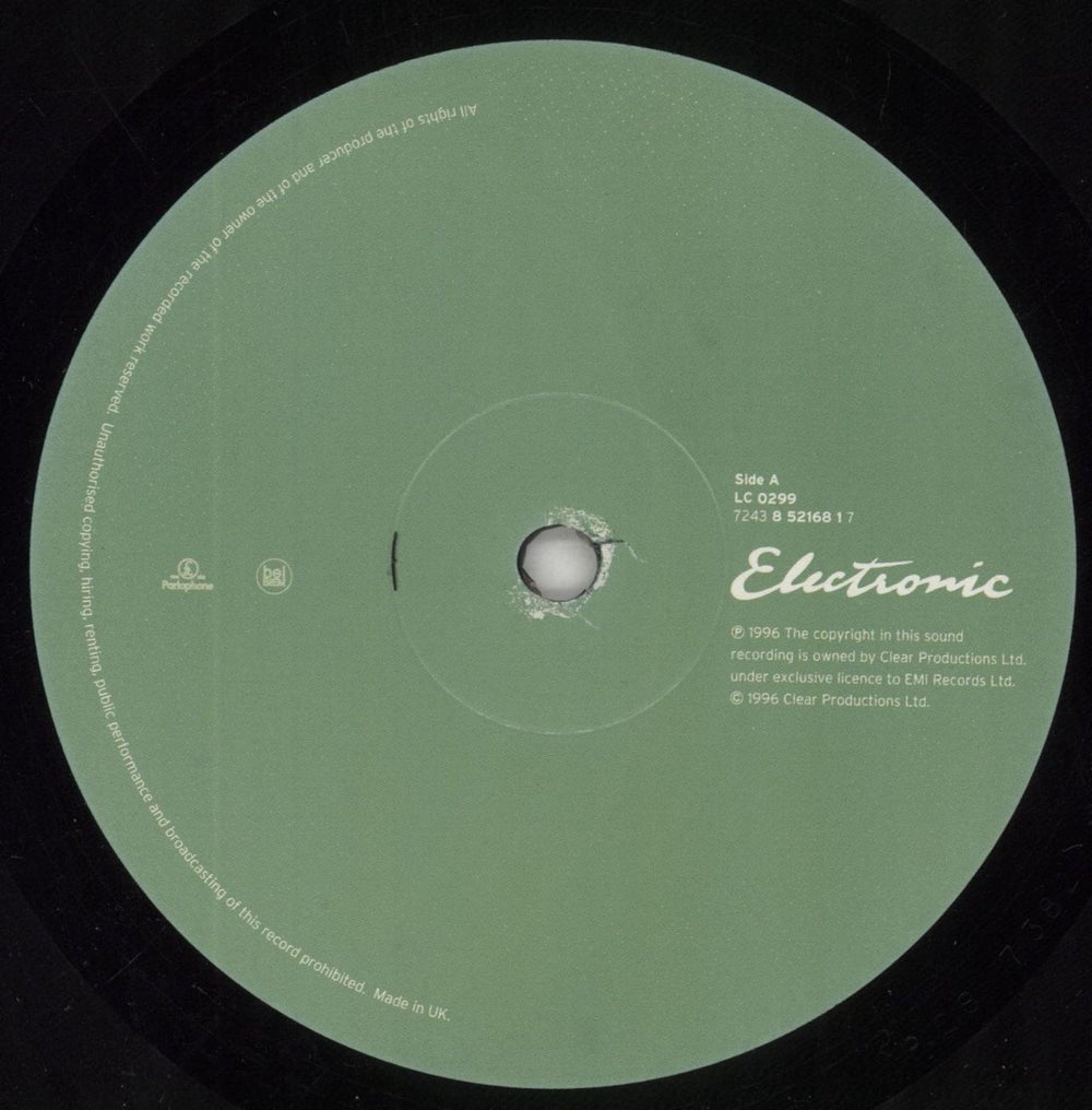 Electronic Raise The Pressure UK vinyl LP album (LP record) ELELPRA851255