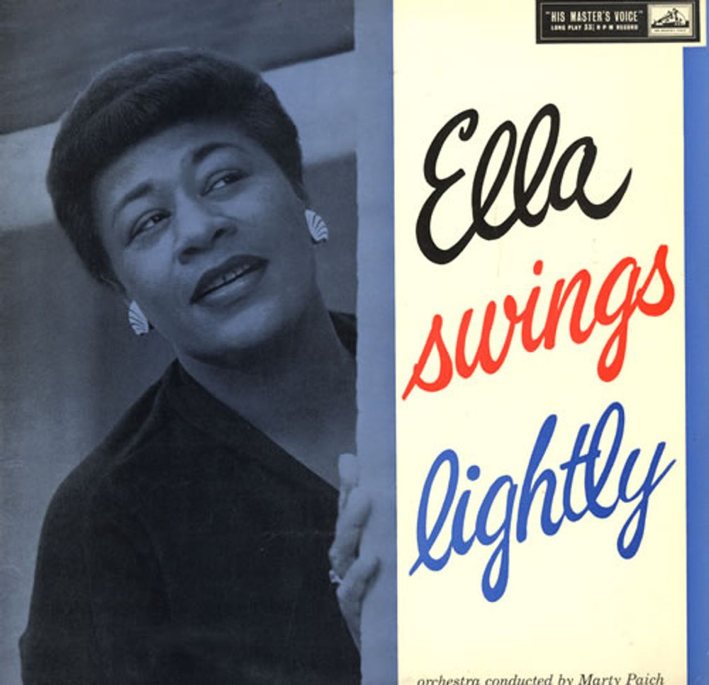 Ella Fitzgerald Ella Swings Lightly - 2nd UK vinyl LP album (LP record) CLP1267