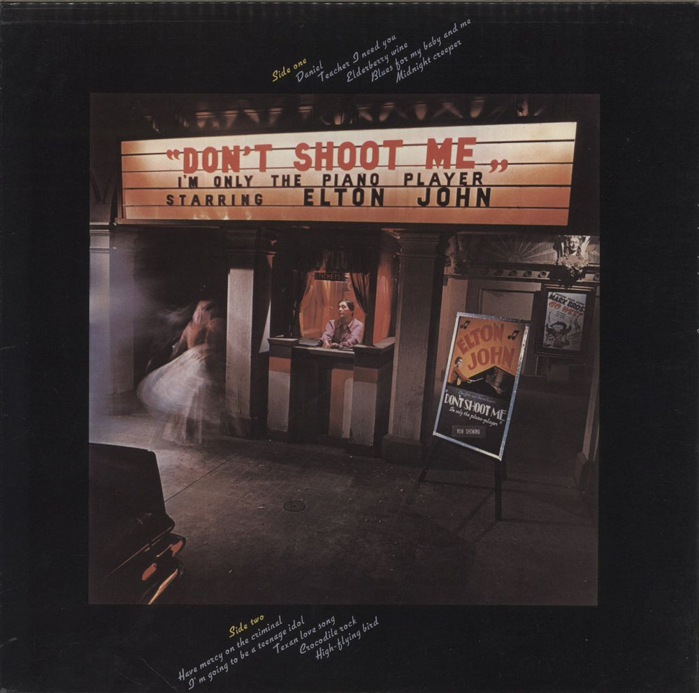 Elton John Don't Shoot Me - 1st - Blue - EX UK vinyl LP album (LP record)