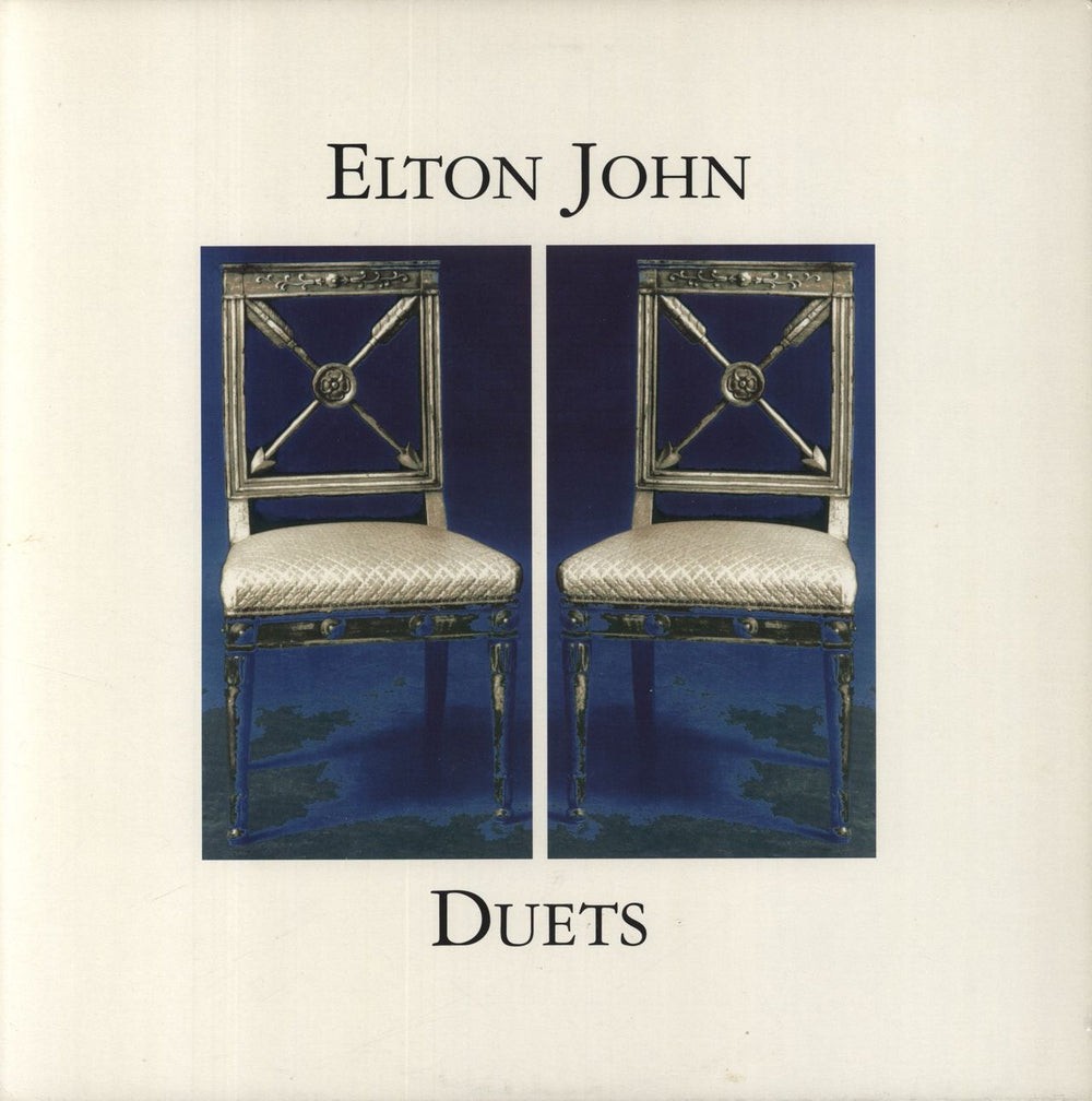 Elton John Duets UK 2-LP vinyl record set (Double LP Album) 518478-1