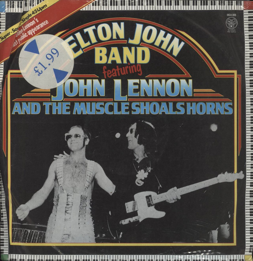 Elton John I Saw Her Standing There - Sealed German 12" vinyl single (12 inch record / Maxi-single) 0934.006