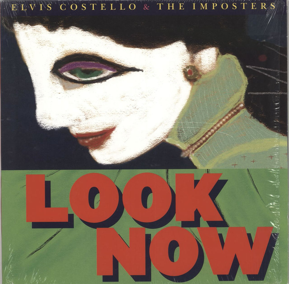 Elvis Costello Look Now + Shrinkwrap UK vinyl LP album (LP record) 00888072062672