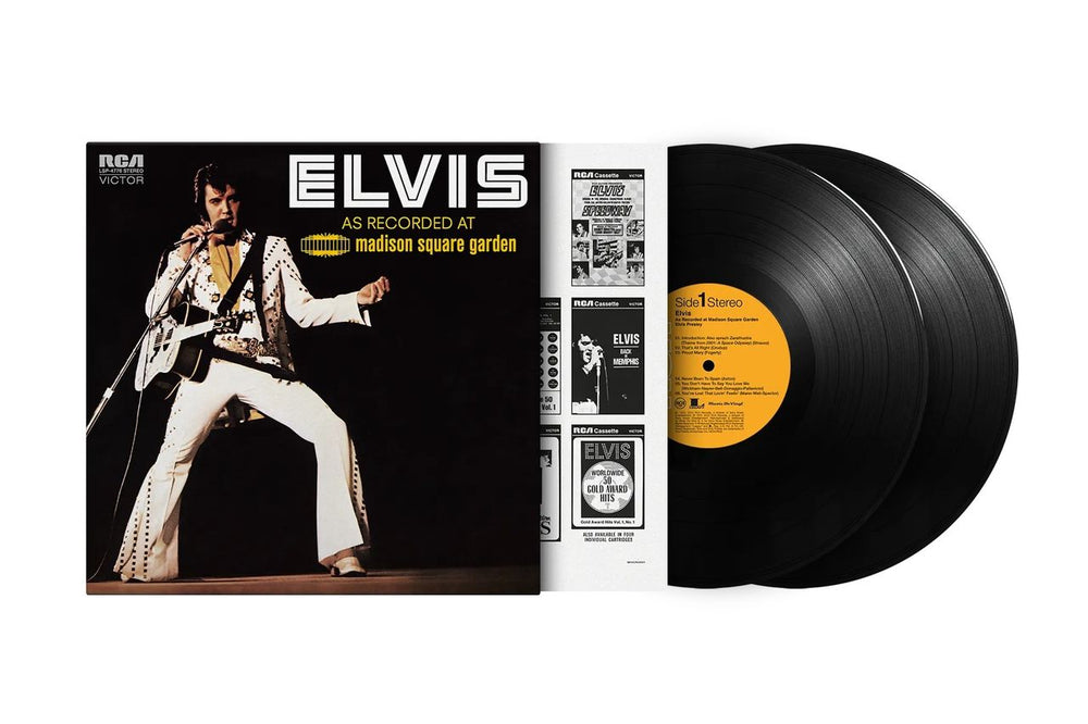 Elvis Presley As Recorded At Madison Square Garden - 180 Gram Black Vinyl UK 2-LP vinyl record set (Double LP Album) ELV2LAS844613