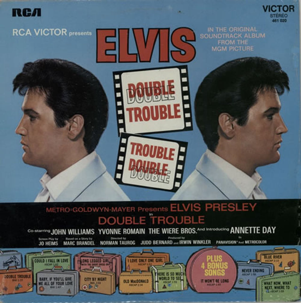 Elvis Presley Double Trouble French vinyl LP album (LP record) 461020