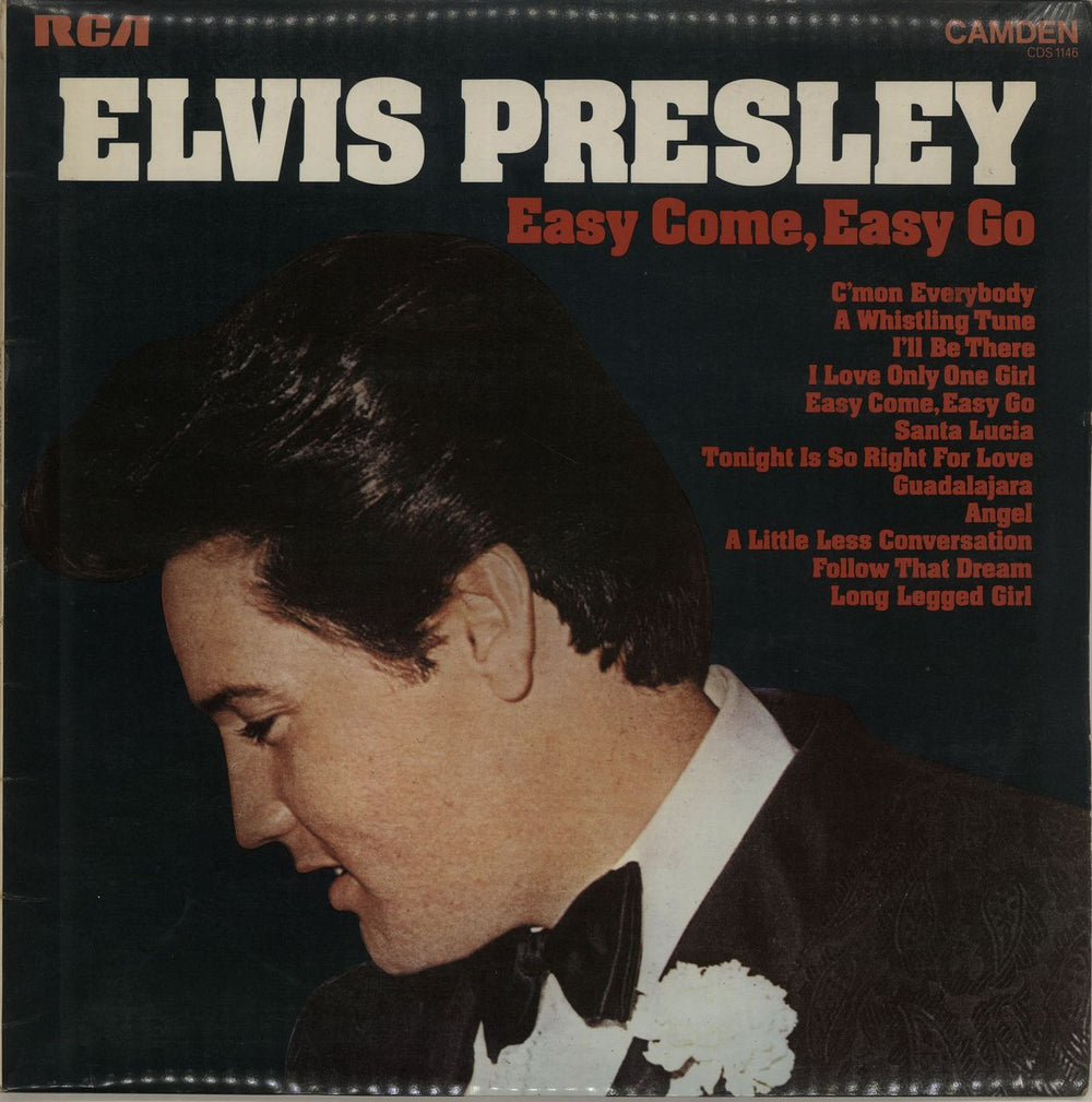 Elvis Presley Easy Come, Easy Go UK vinyl LP album (LP record) CDS1146