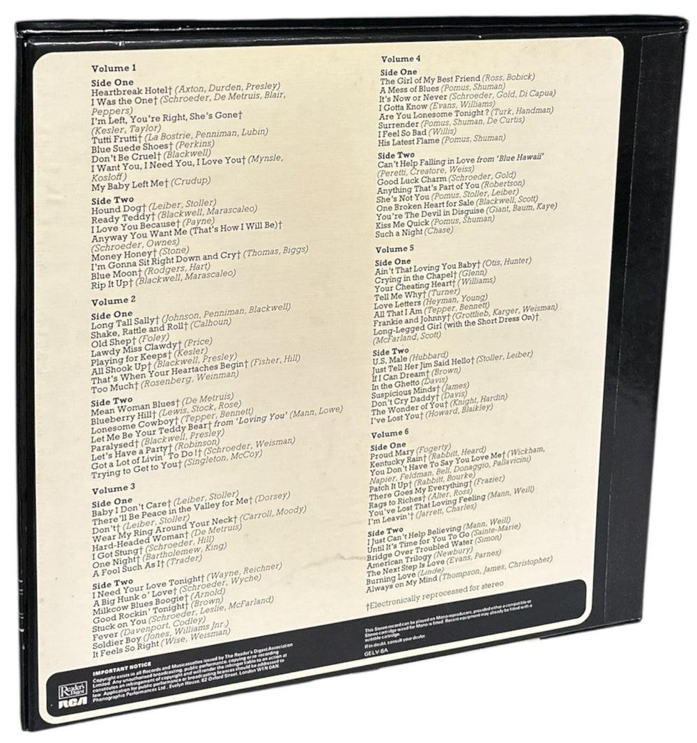 Elvis Presley Greatest Hits - 7 LP Box UK Vinyl Box Set