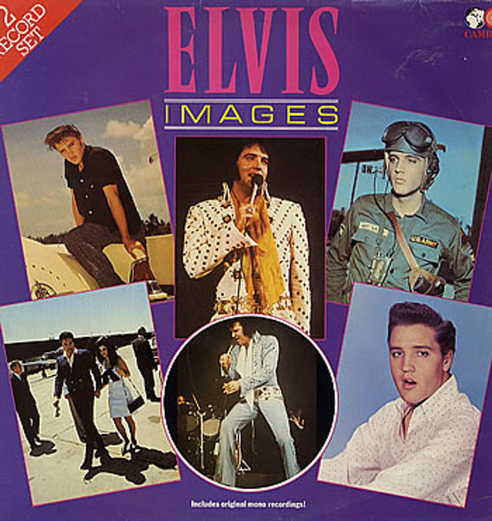 Elvis Presley Images UK 2-LP vinyl record set (Double LP Album) CR061