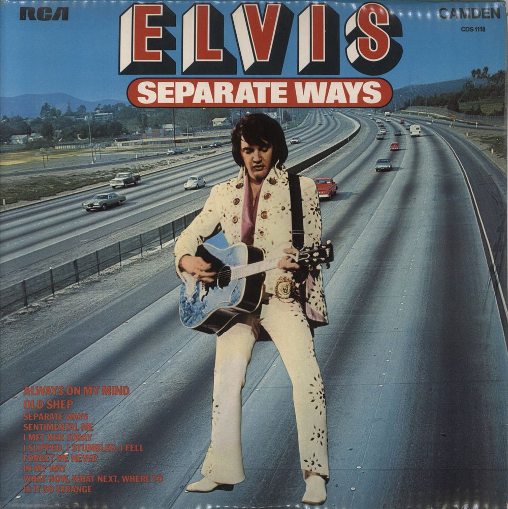 Elvis Presley Separate Ways UK vinyl LP album (LP record) CDS1118