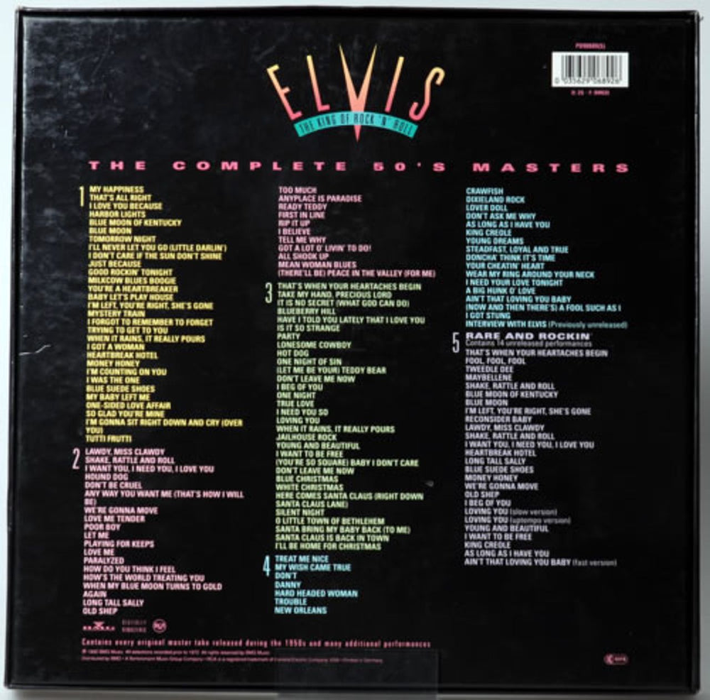 Elvis Presley The Complete 50'S Masters - EX UK CD Album Box Set ELVDXTH149170