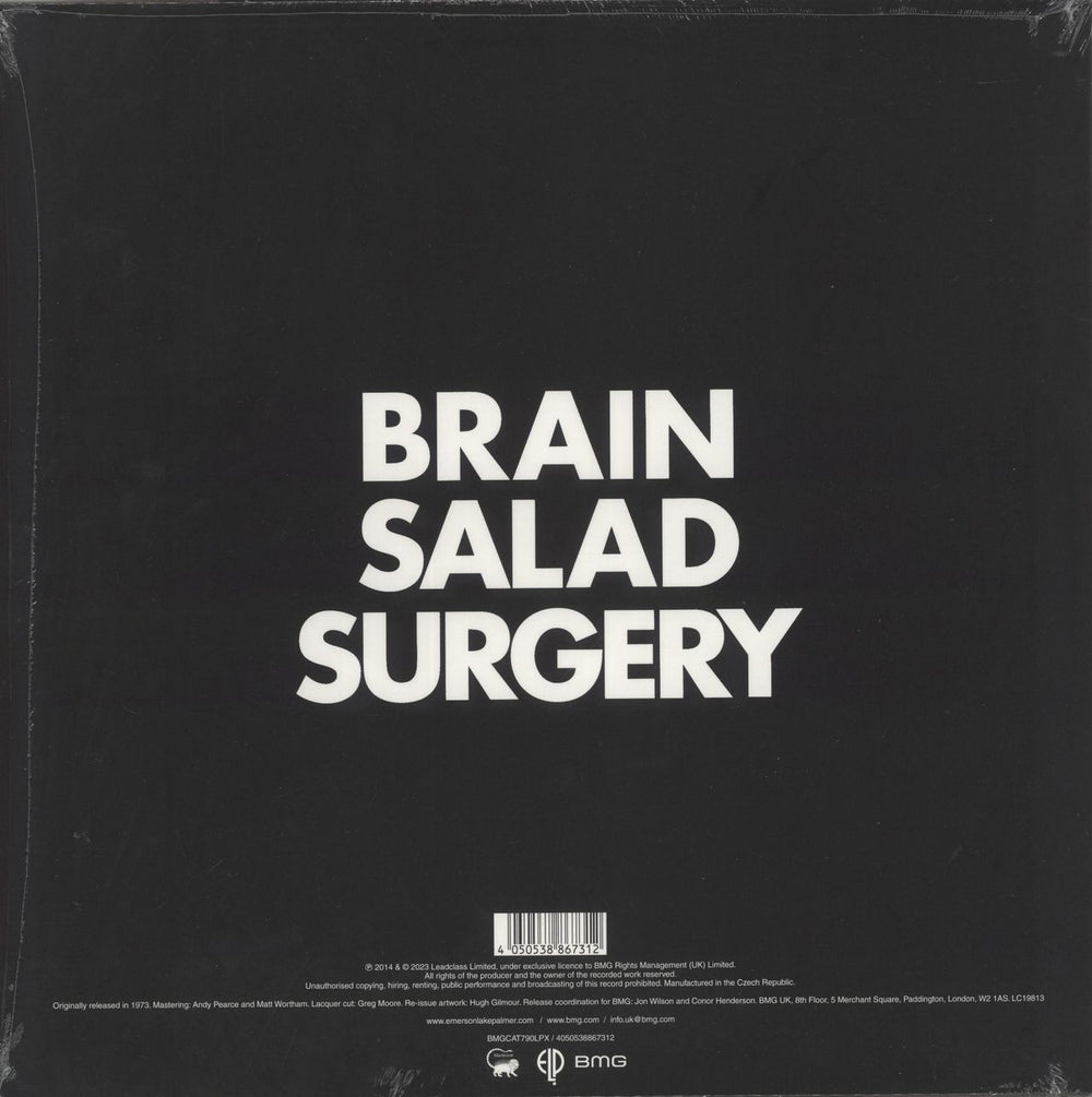 Emerson Lake & Palmer Brain Salad Surgery - Picture Disc Edition - RSD 2023 UK picture disc LP (vinyl picture disc album) 4050538867312